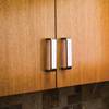 Elements By Hardware Resources 96 mm Center-to-Center Satin Nickel Square Asher Cabinet Pull 193-96SN